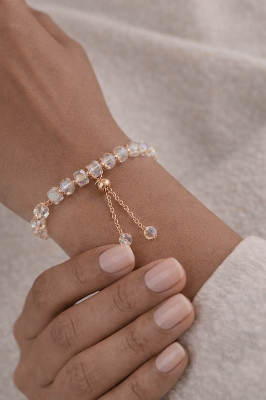 Crystal Adjustable Chain Bracelet